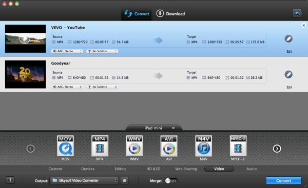 Video Converter for Mac Screenshot